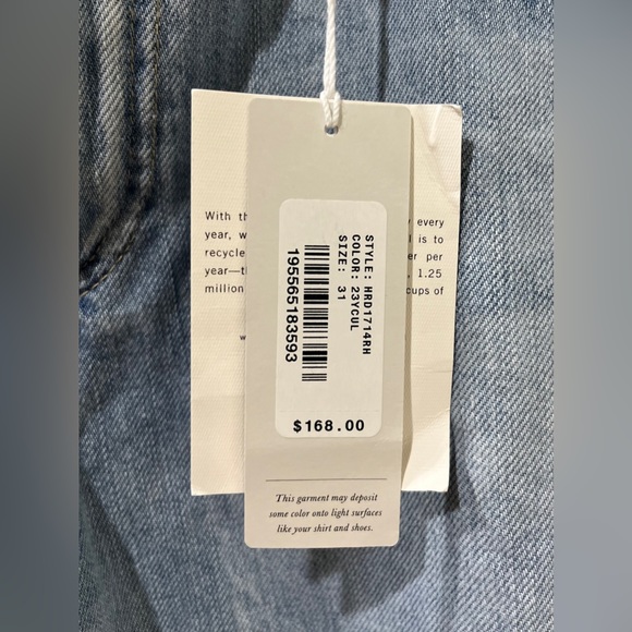 NWT AG Hailey Cut Off Ex Boyfriend Denim Shorts 3.5” Inseam Size 31 - Picture 9 of 16